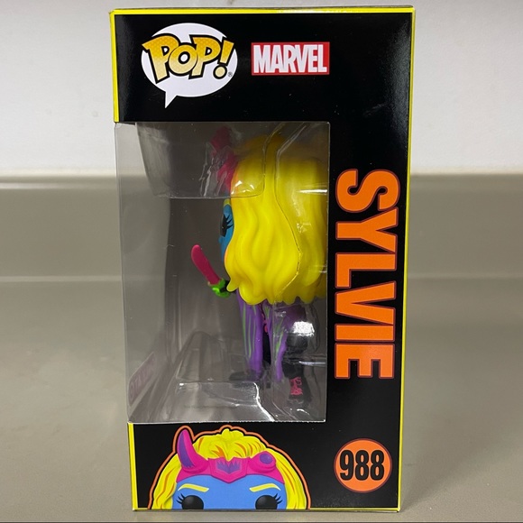 Funko POP! Exclusive Marvel Studios: Loki - Sylvie Blacklight 988 (New in Box) - Picture 2 of 5
